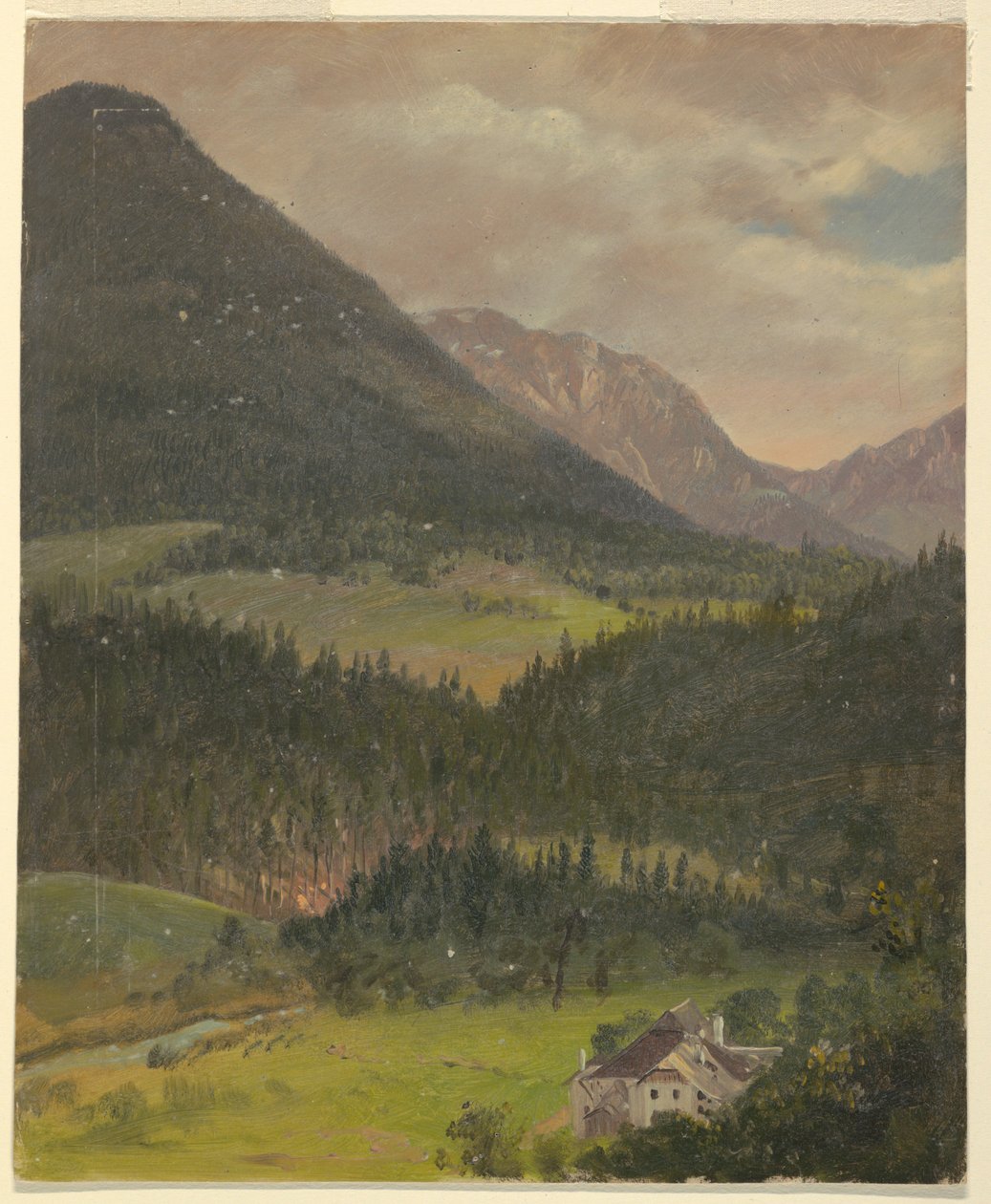 Paysage des Alpes bavaroises - Frederic Edwin Church