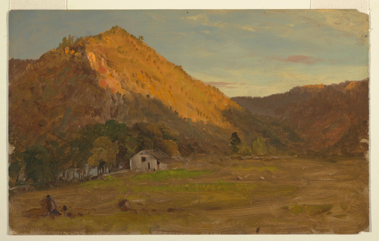 Dessin, paysage d