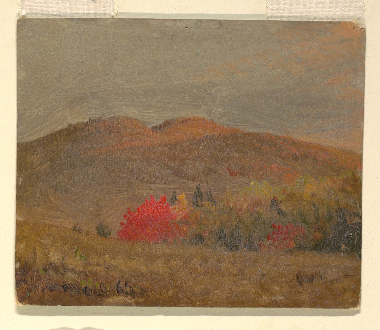 Dessin, paysage d