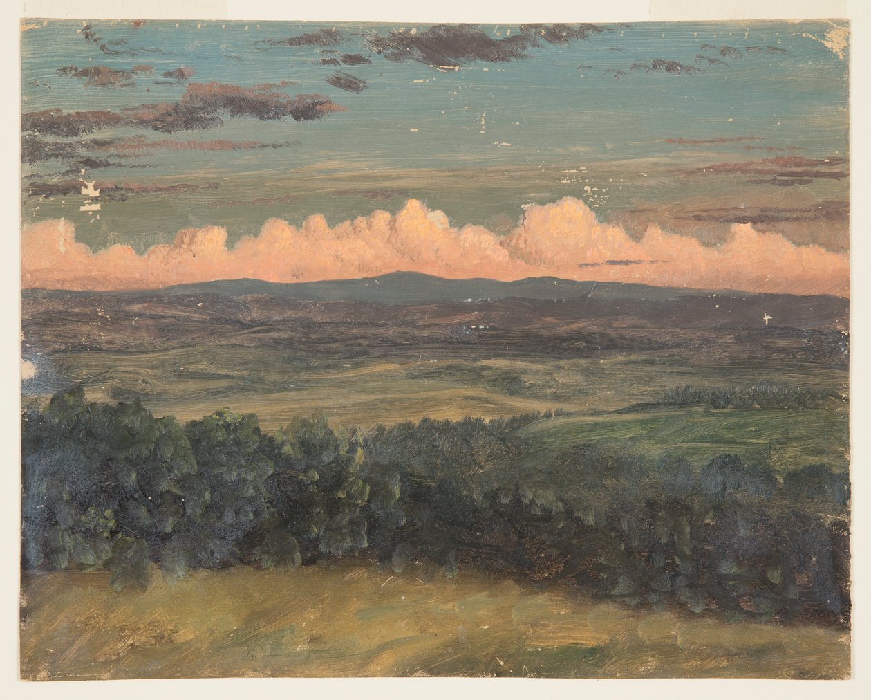 Dessin, Catskills depuis l