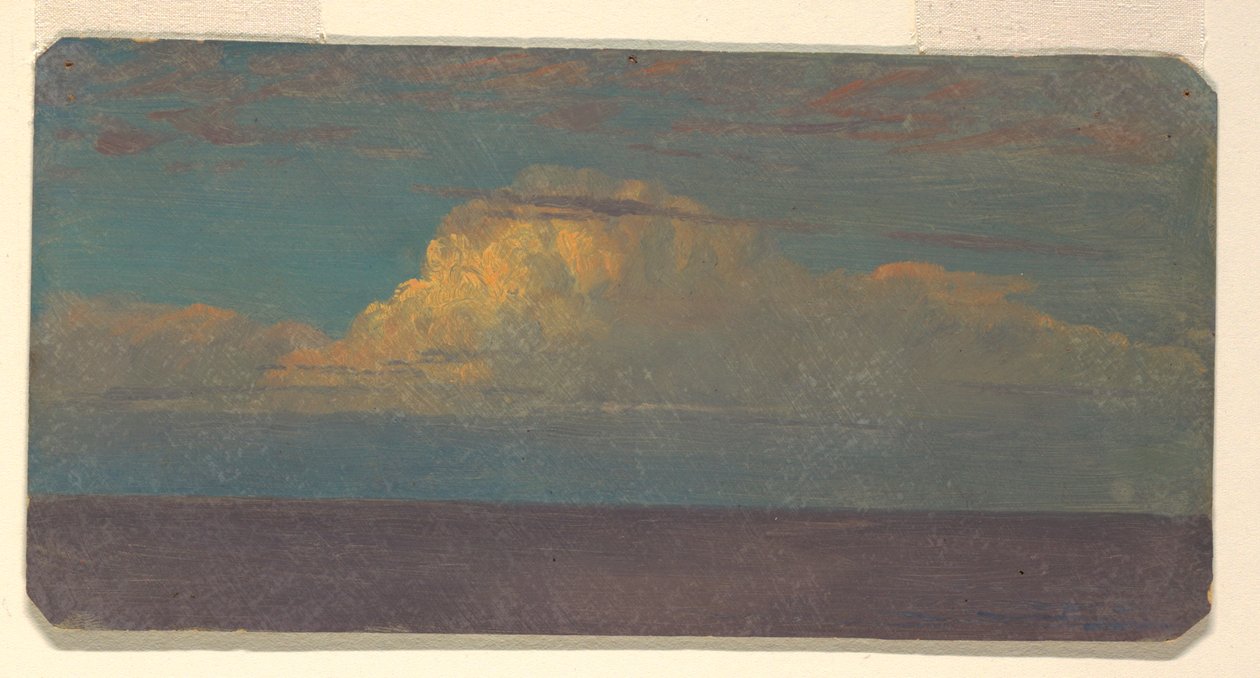 Dessin, étude de nuages, 1870-80 - Frederic Edwin Church