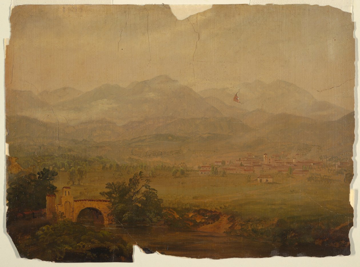 Dessin, Colombie ou Équateur, 1853 - Frederic Edwin Church
