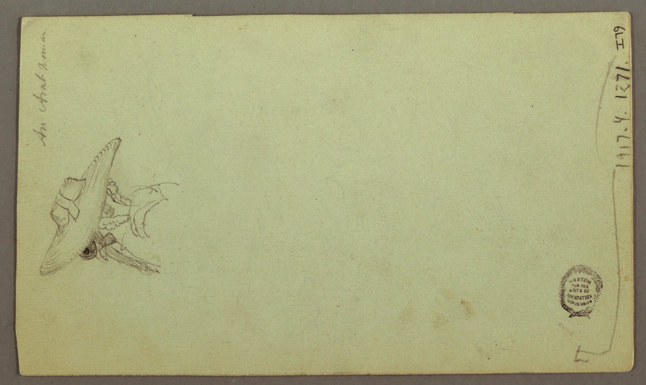 Dessin, études de figures, bateau à voile, études architecturales, peut-être 1868 - Frederic Edwin Church