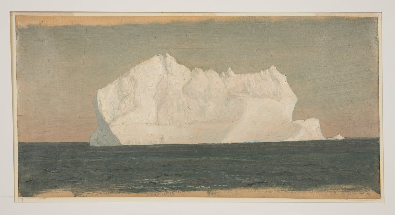 Dessin, iceberg flottant, juin ou juillet 1859 - Frederic Edwin Church