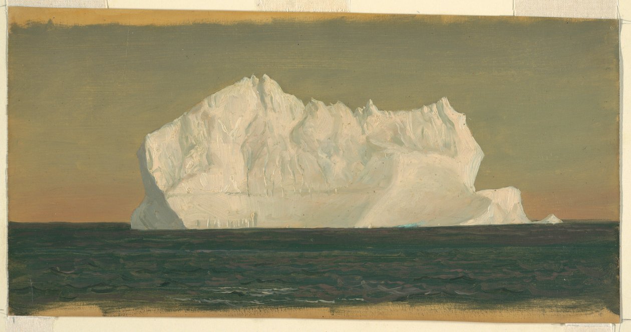 Dessin, iceberg flottant, juin ou juillet 1859 - Frederic Edwin Church