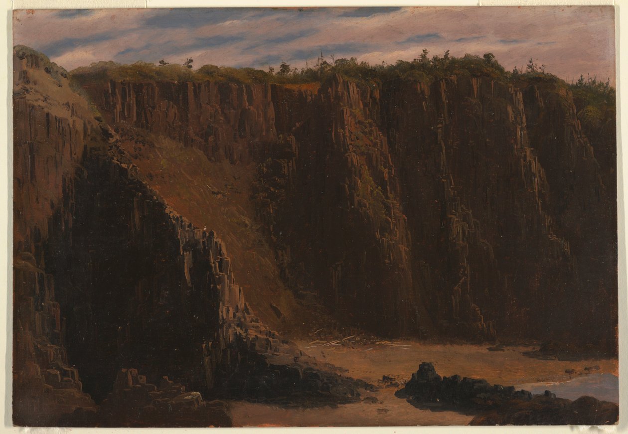 Dessin, île de Grand Manan, Canada, août-septembre 1851 - Frederic Edwin Church