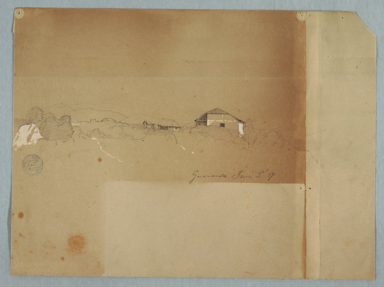 Dessin, Maisons près d