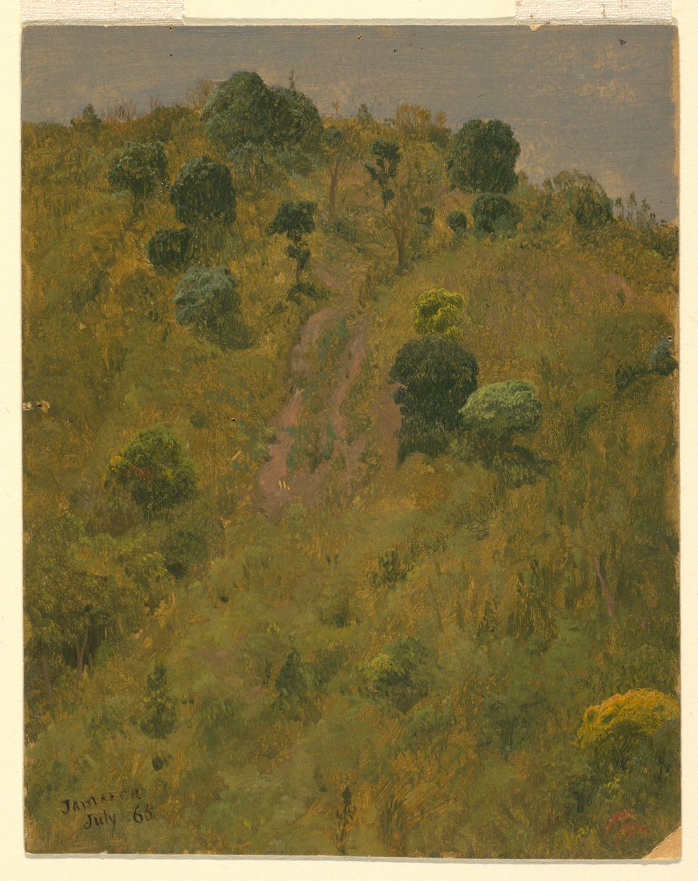 Dessin, paysage, juillet 1865 - Frederic Edwin Church