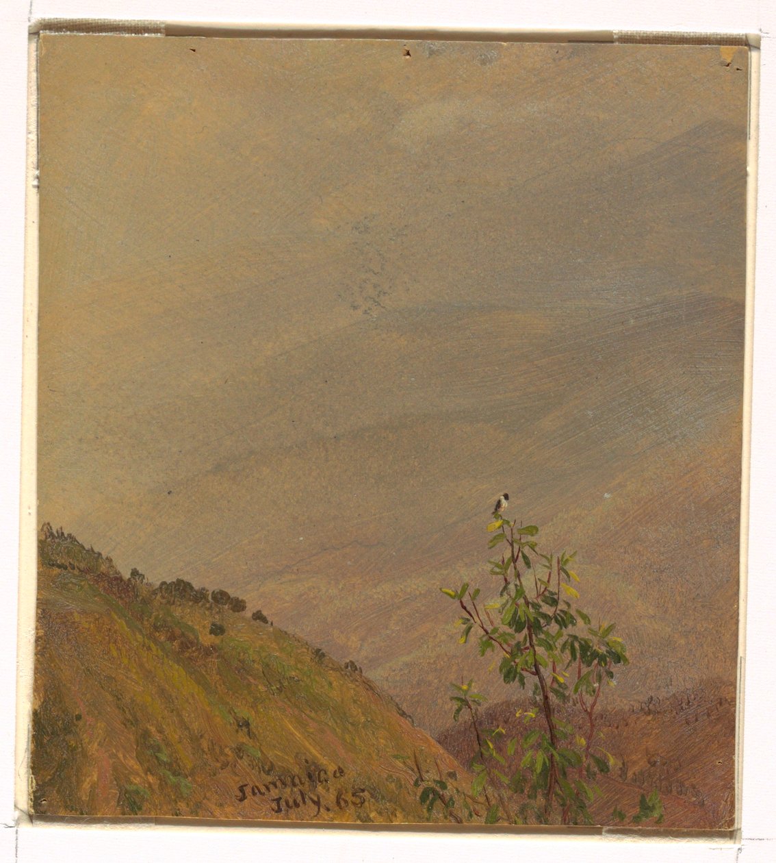 Dessin, paysage, juillet 1865 - Frederic Edwin Church