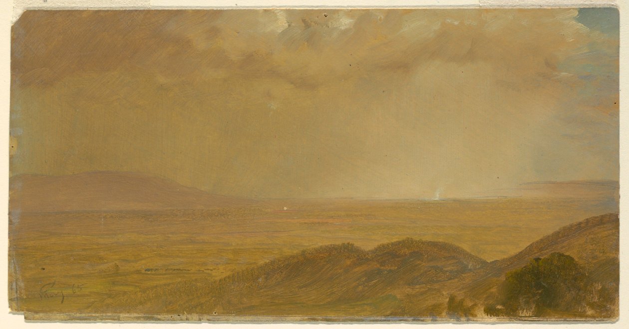 Dessin, paysage, mai 1865 - Frederic Edwin Church