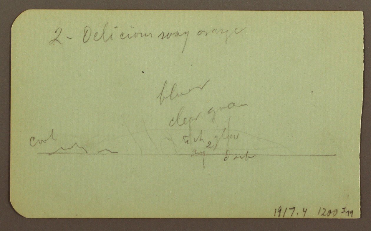 Dessin, Paysage "près de Lagos" ; Verso : Paysage, 1883 - Frederic Edwin Church