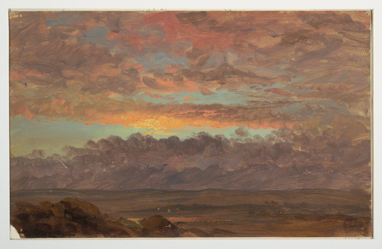 Dessin, Vue sur la vallée de l