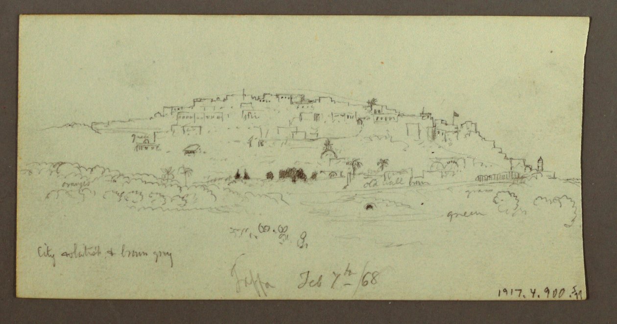 Dessin, Montagne surplombant l