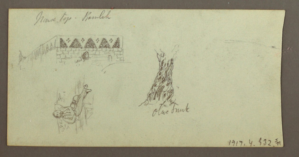 Dessin, chaîne de montagnes, février 1868 - Frederic Edwin Church