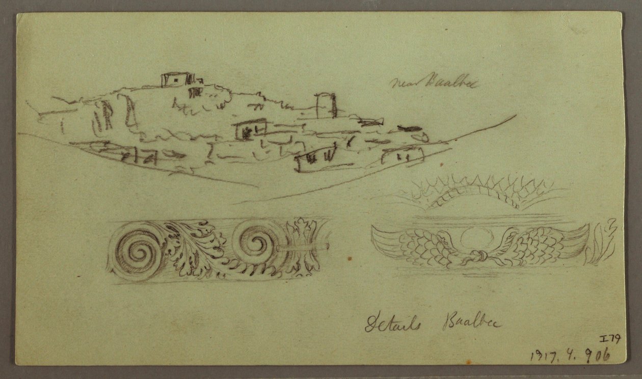 Dessin, étude au bord d