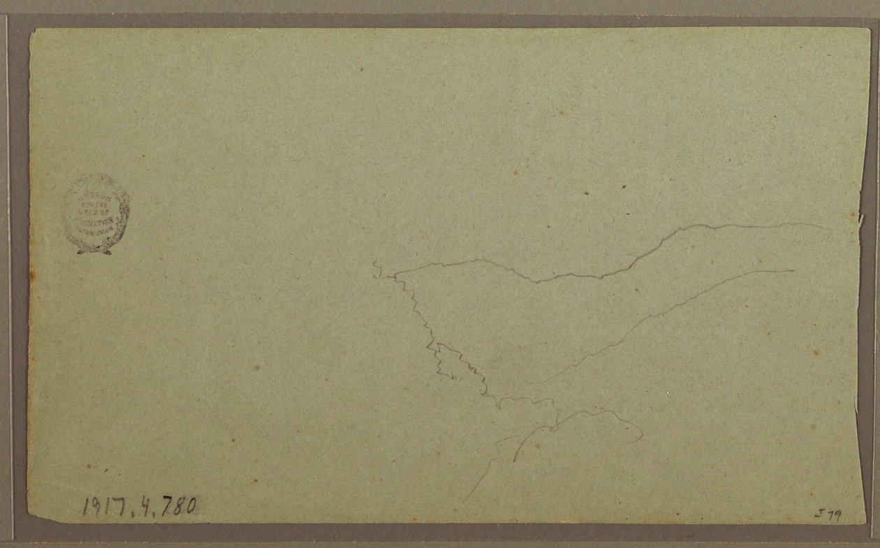 Dessin, près de San Miguel, Équateur ; au verso : Croquis de montagne inachevé, 2 juin 1857 - Frederic Edwin Church