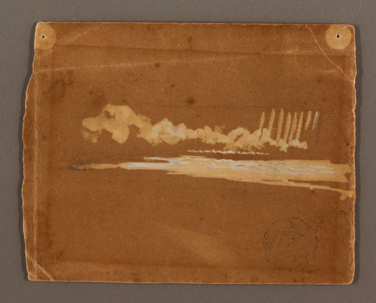 Dessin, chutes du Niagara, peut-être 1856 - Frederic Edwin Church