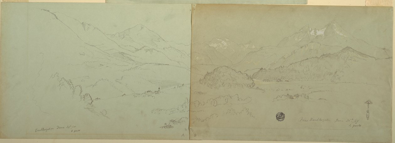 Dessin, vue panoramique d