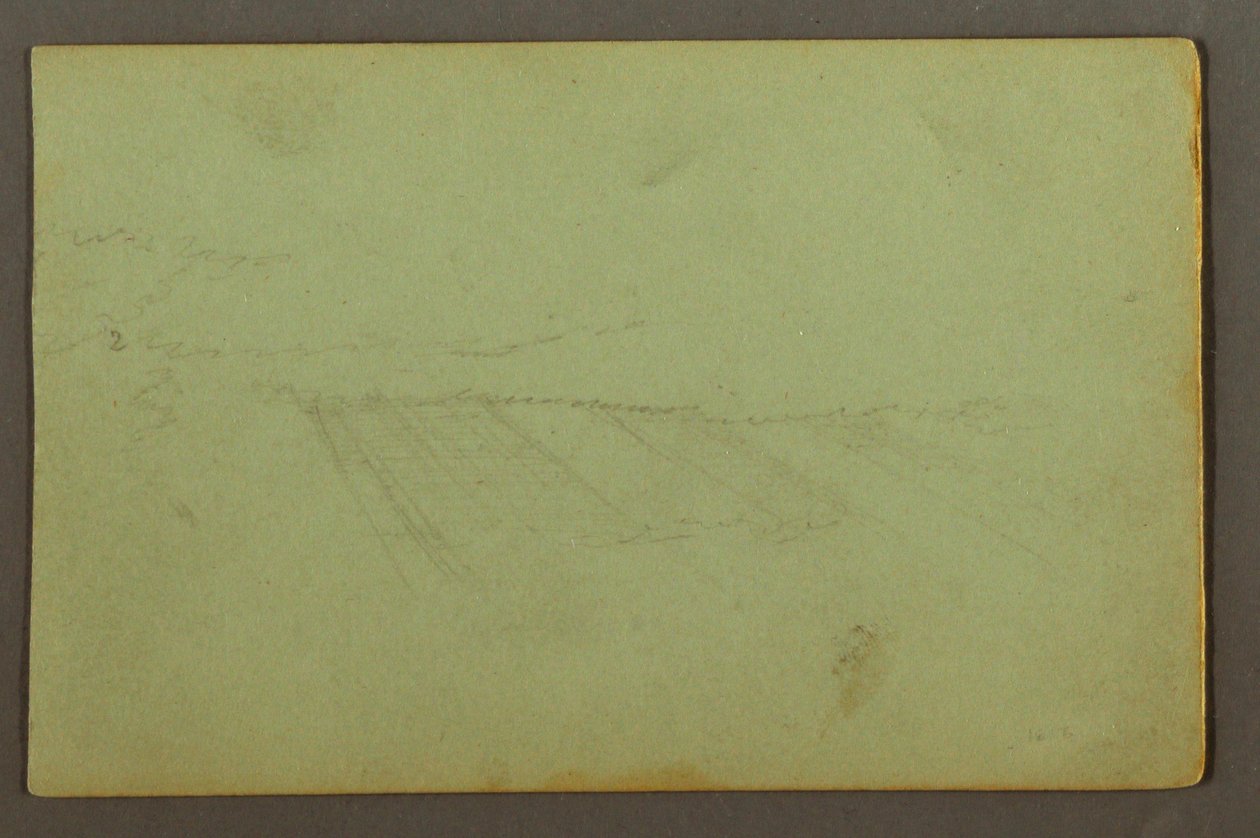 Dessin, Pluie, peut-être 1856 - Frederic Edwin Church