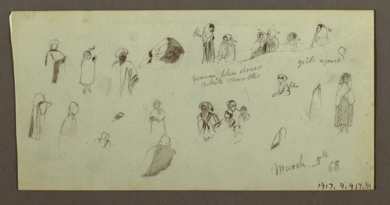 Dessin, toits surplombant la mer, porte d