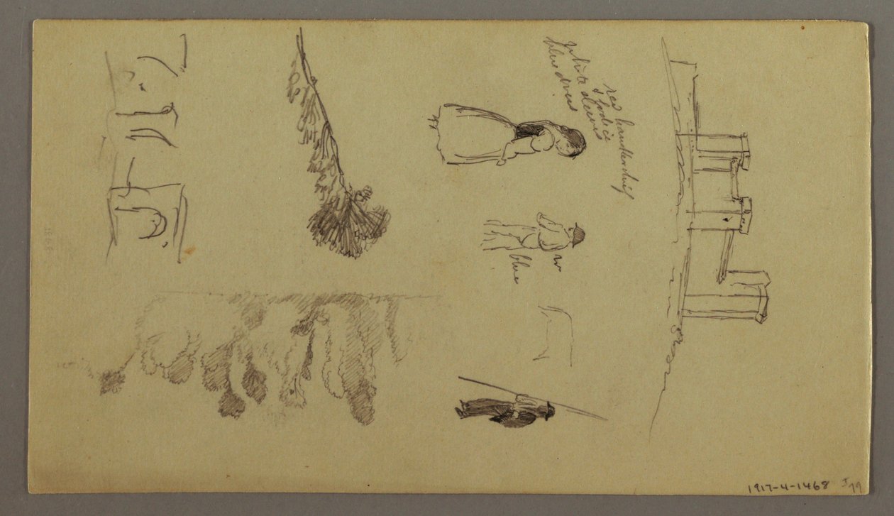 Dessin, Deux études de ville au sommet d