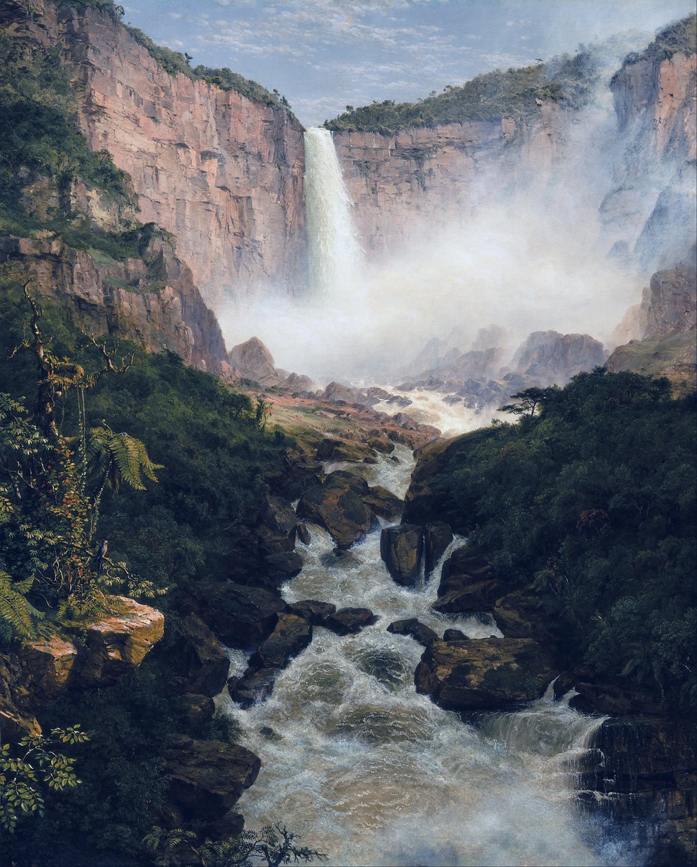 Frederic Edwin Church - La chute de Tequendama près de Bogota, Nouvelle-Grenade - Frederic Edwin Church