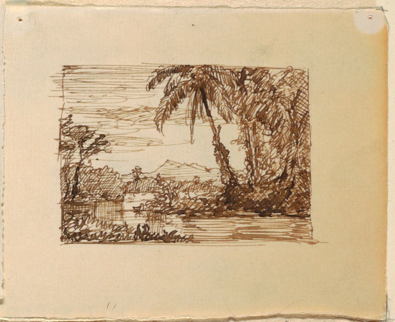 Paysage imaginaire avec - Frederic Edwin Church