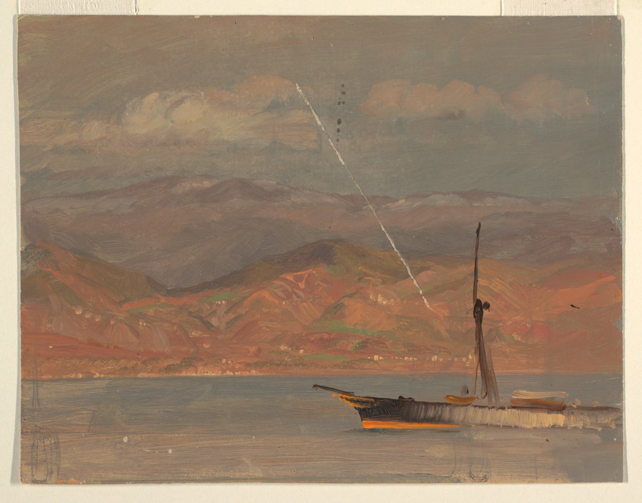 Côte italienne, au large du détroit de Messine - Frederic Edwin Church