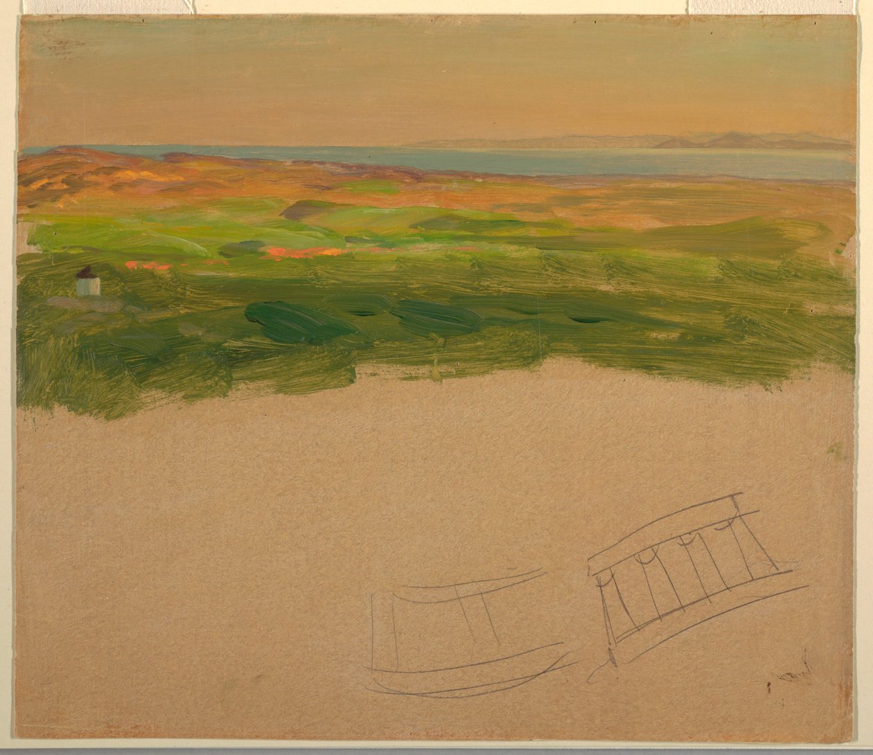 Paysage, près de la Syrie ou de la Grèce - Frederic Edwin Church