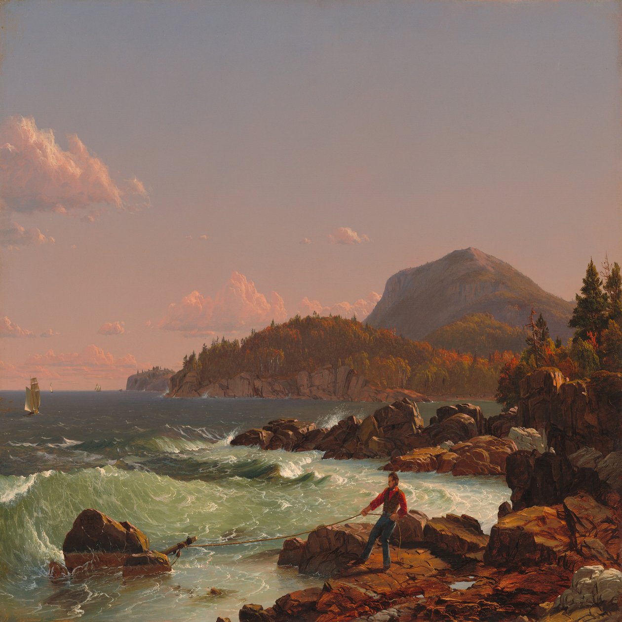 Newport Mountain, Mount Desert - Frederic Edwin Church