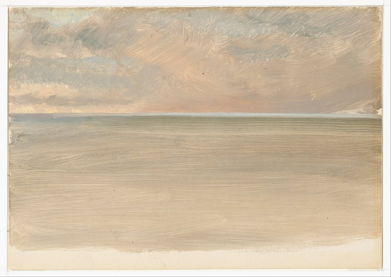 Paysage marin avec la calotte glaciaire au loin - Frederic Edwin Church