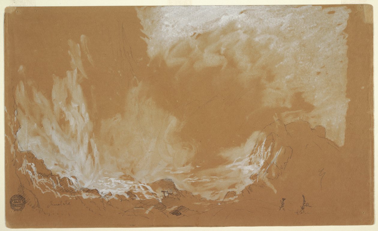 Éclaboussure des chutes, Niagara - Frederic Edwin Church
