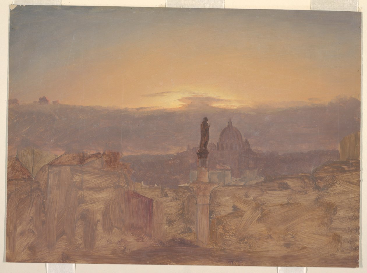 Basilique Saint-Pierre depuis le Pincio, Rome - Frederic Edwin Church