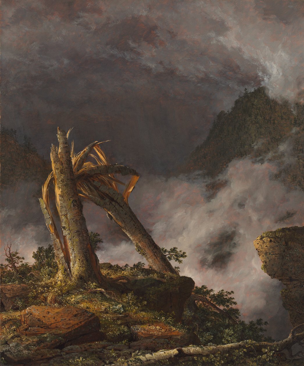 Tempête dans les montagnes, 1847 - Frederic Edwin Church