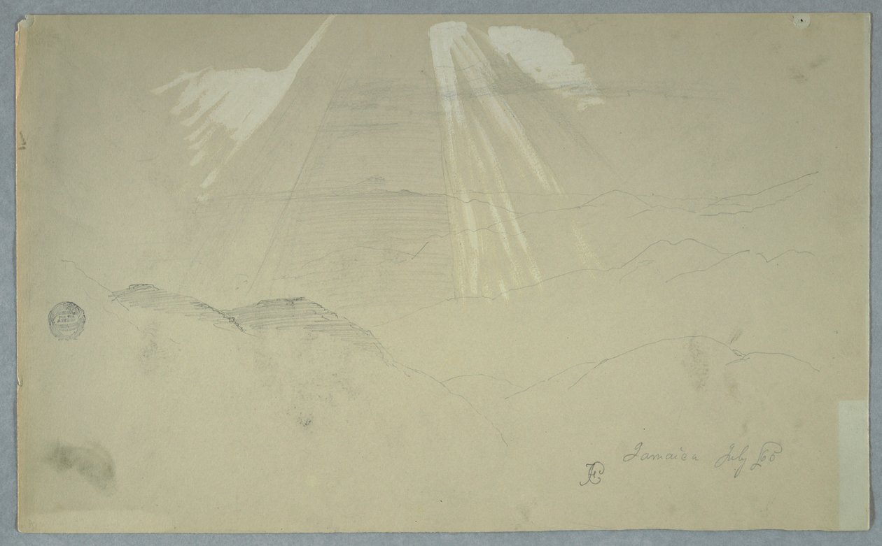 Rayons de soleil venant d