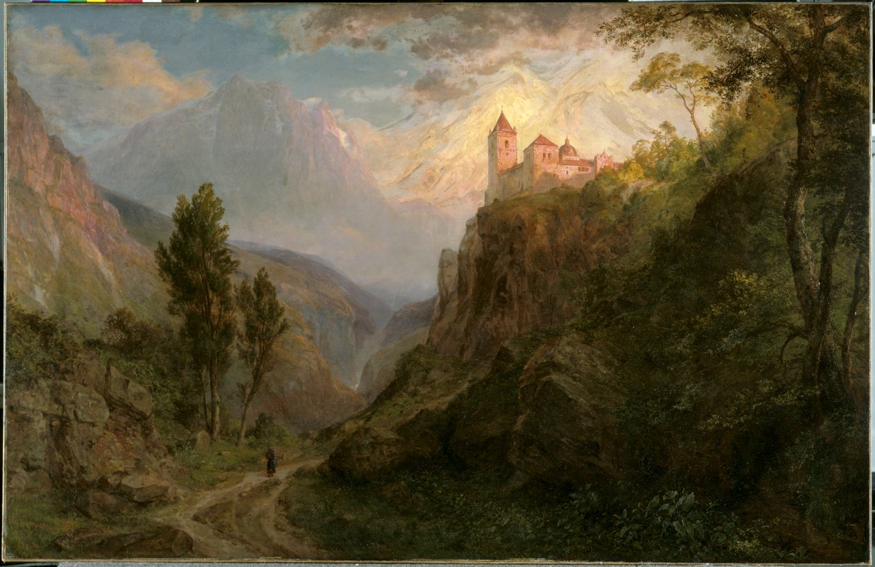 Le Monastère de San Pedro (Notre-Dame des Neiges) - Frederic Edwin Church