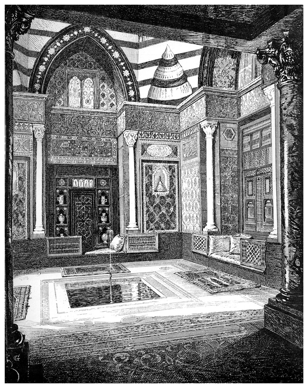 La salle arabe, vers 1880-1882 - Frederic Leighton