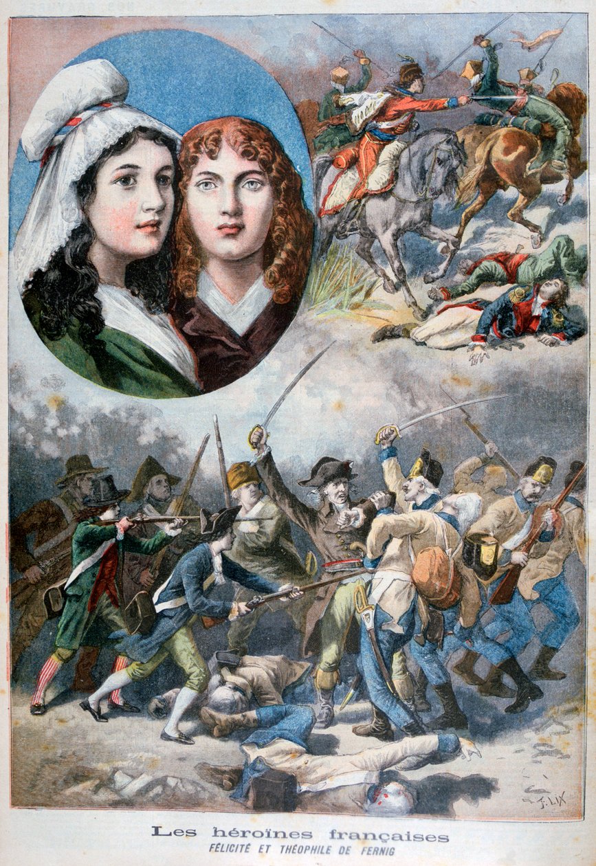 Félicité et Théophile de Fernig, héroïnes françaises, 1792, 1894 - Frederic Lix