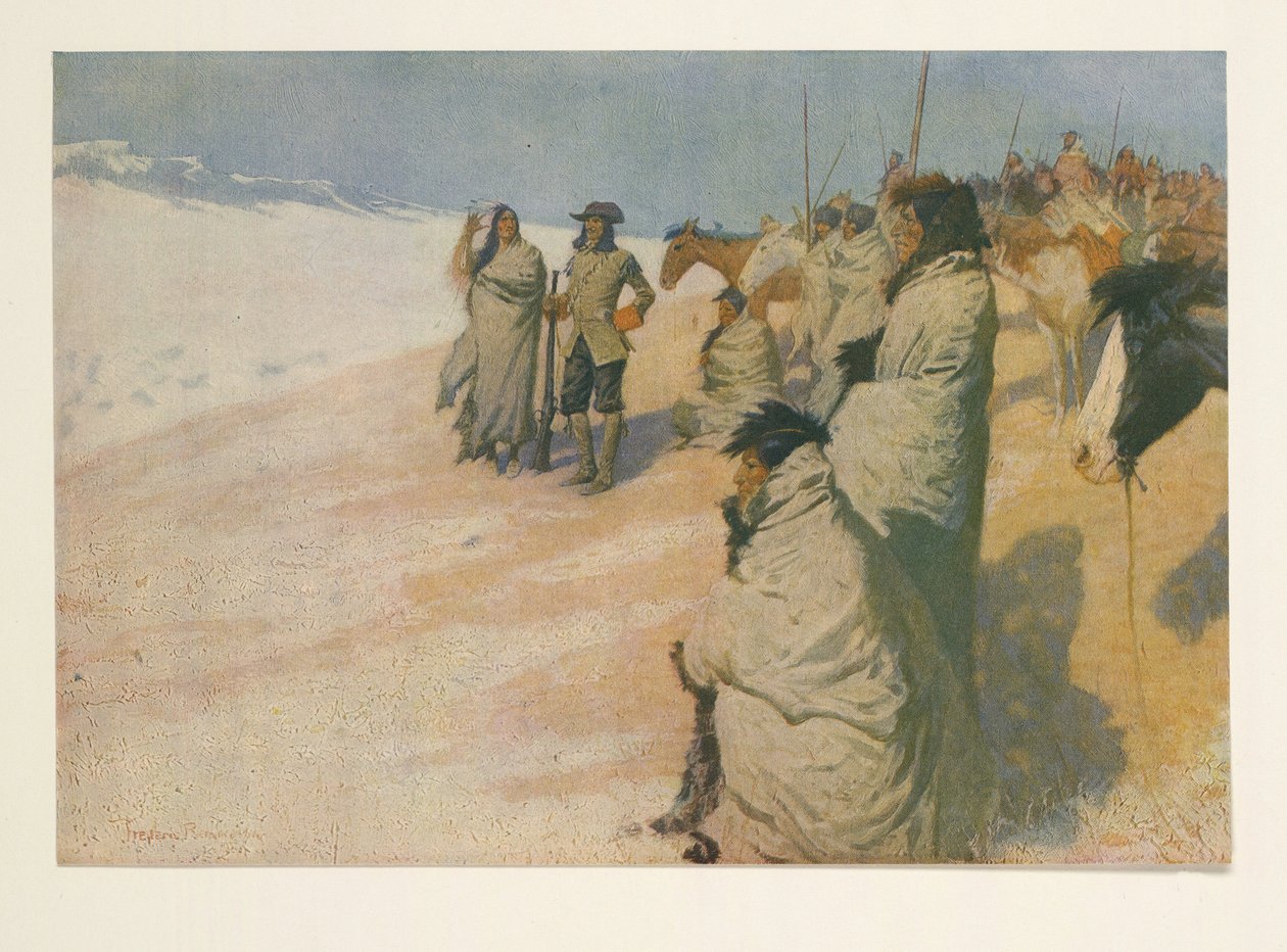 La Vérendrye de Colliers Weekly, pub. 1906 - Frederic Remington