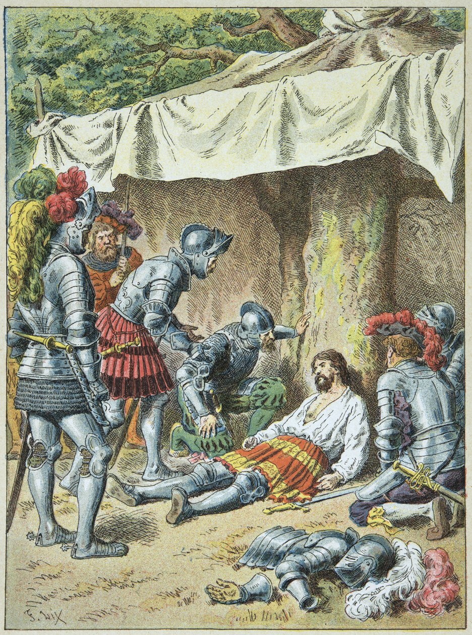 Le chevalier Bayard mort le 30 avril 1524 à Romagnano - Frederic Theodore Lix