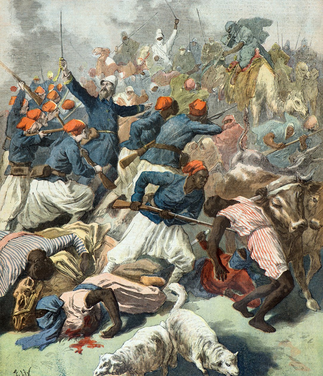 Opération militaire menée par Joffre - Frederic Theodore Lix