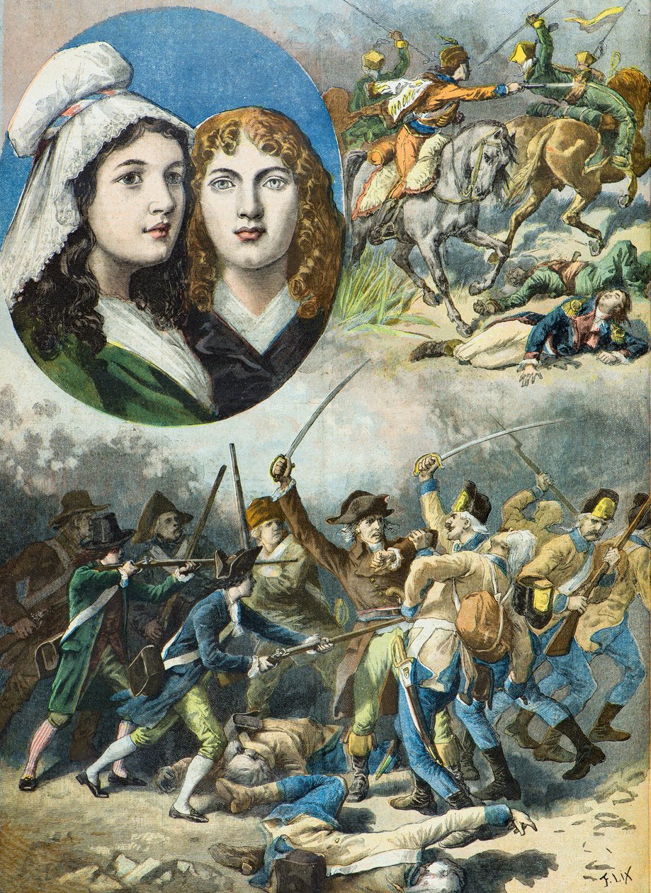 Les sœurs Félicité et Théophile De Fernig - Frederic Theodore Lix