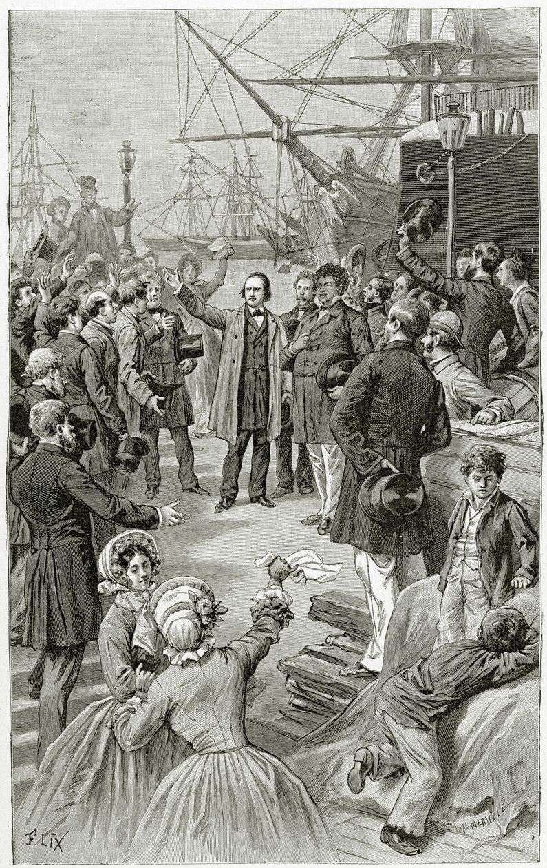 Victor Hugo salue une république universelle lors d
