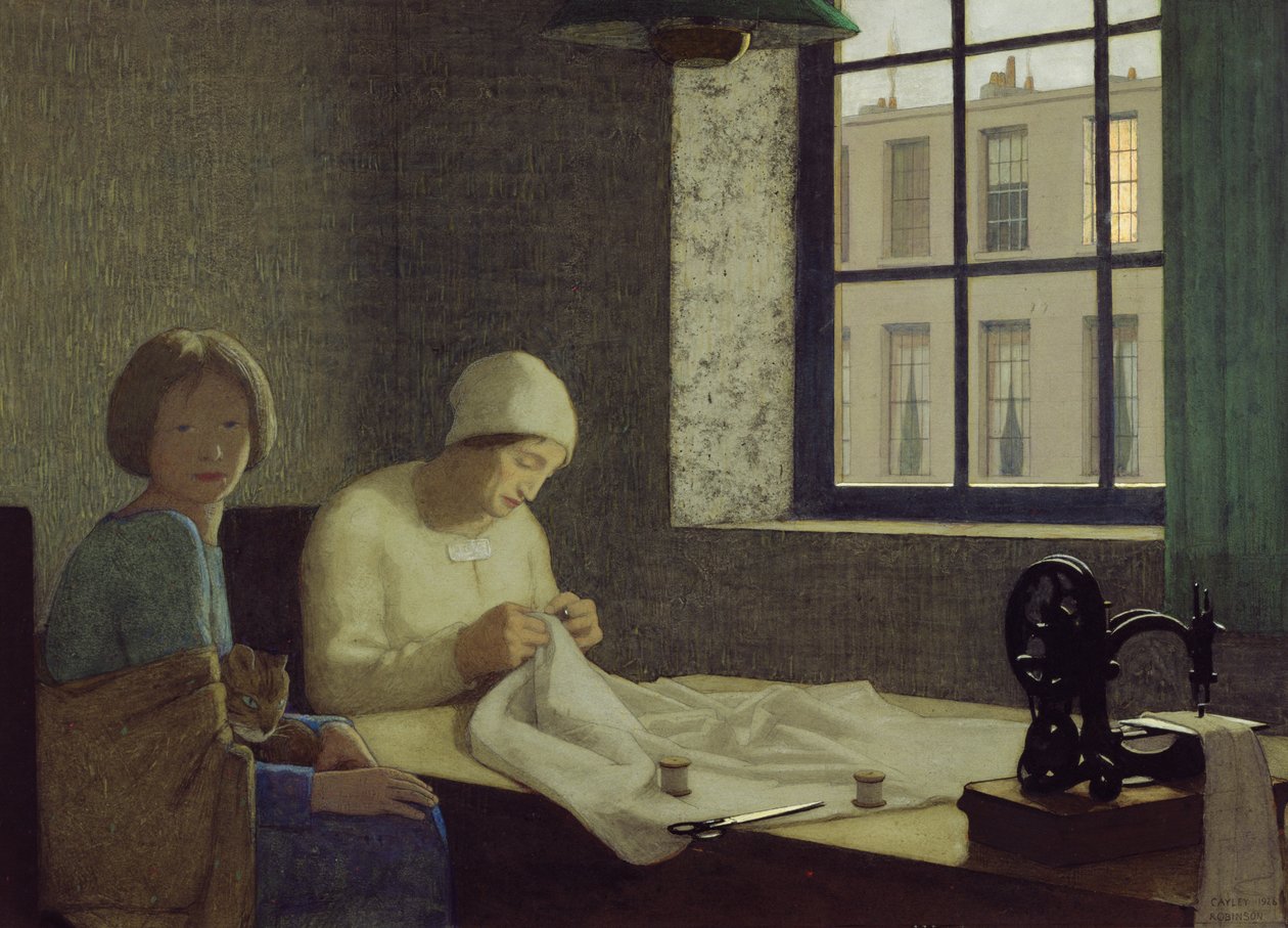 La vieille nourrice, 1926 - Frederick Cayley Robinson