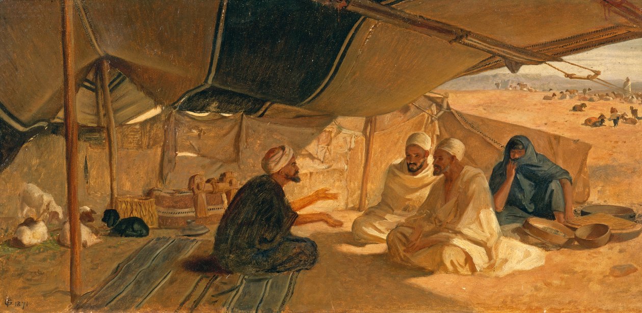 Arabes dans le désert, 1871 - Frederick Goodall