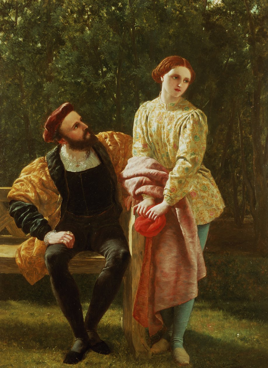Orsino et Viola - Frederick Richard Pickersgill