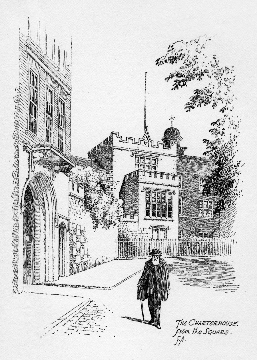 La Chartreuse depuis la place, Londres, 1912 - Frederick Adcock