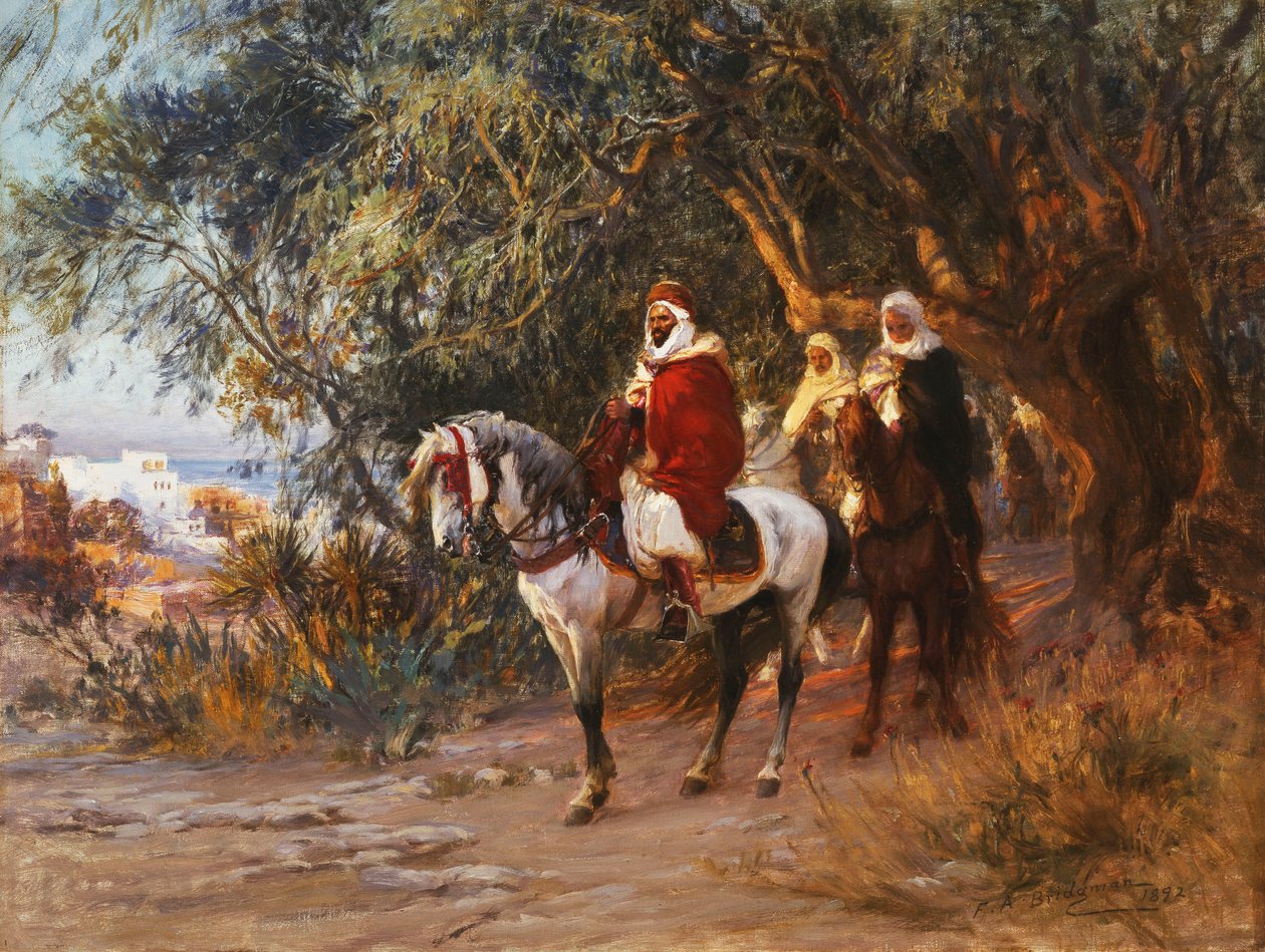 Arabes à cheval - Frederick Arthur Bridgman