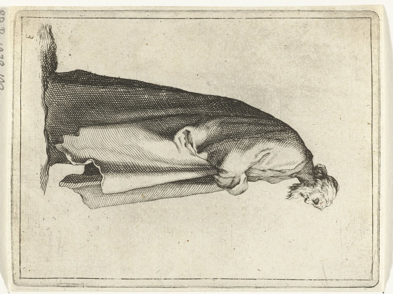 Vieil homme avec long manteau (15 petites figures) - Frederick Bloemaert