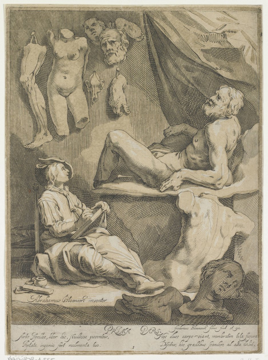 Page de titre de Oorspronkelyk en vermaard konstryk tekenboek - Frederick Bloemaert